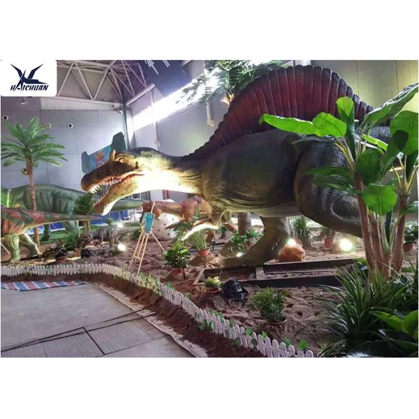 Indoor Shopping Mall Realistic Dinosaur Models Decoration / Full Size Animal Models