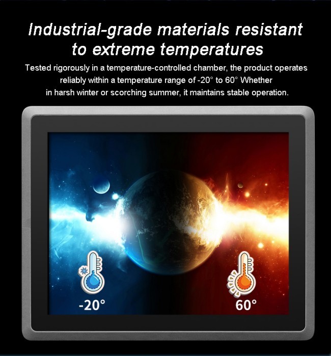 21.5-inch Embedded Industrial Display HMI Panel PC IP65 Waterproof Lcd Touch Monitor