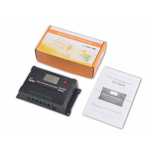 Automatic Solar Charge Controller 20A PWM Waterproof Solar Regulator SR HP2420