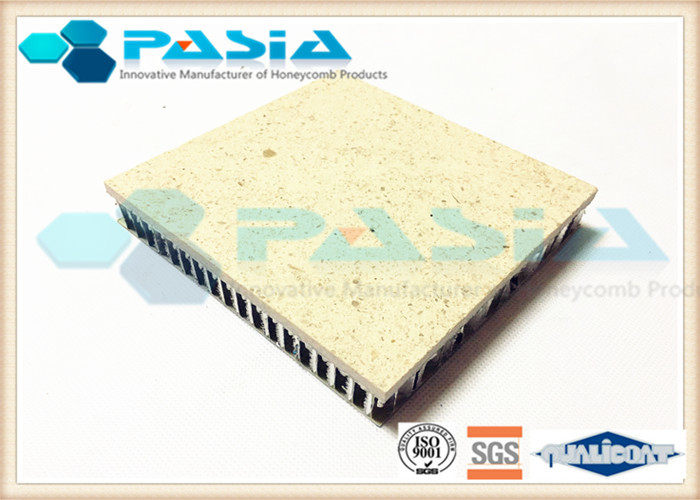 Buy cheap Aluminium Honeycomb Sandwich Panel , Thin Limestone Veneer Panels Flame Resistance product