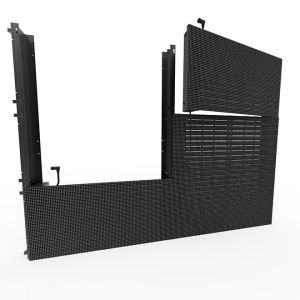 Advertisement LED Media Facade Wide Application Seamless Assembly Achieved