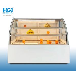 Buy cheap CCC Tabletop Bakery Cake Display Showcase CFC Free 580W product