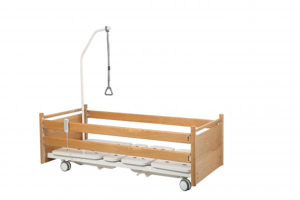 Quality Adjustable Home Care Adjustable Beds , Elderly Medical Supplies Hospital With Wheels for sale