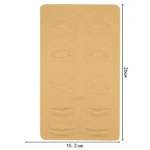 China practice makeup sheets supplier Reusable Permanent Makeup Practice Skin , Soft Makeup Mannequin Head