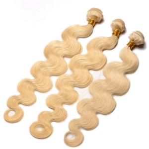 Buy cheap Long Length 613 Blonde Virgin Hair , Grade 8a Blonde 100 Human Hair Extensions product