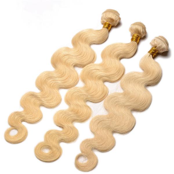 Quality Long Length 613 Blonde Virgin Hair , Grade 8a Blonde 100 Human Hair Extensions for sale