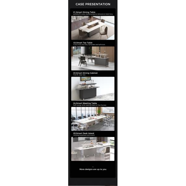 Modern Marble Top Console Stainless Steel Base Dining Table for Dining Room Furniture