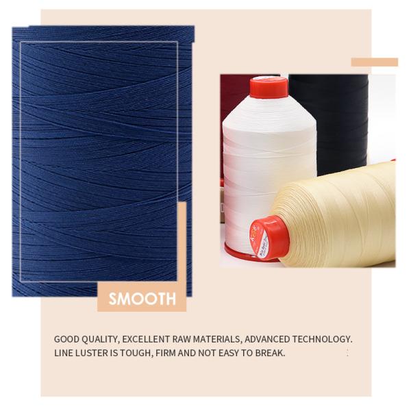 High Temperature Industrial Materials Bonded Nylon Polyester Tex70 210D/3 Thread Twisted