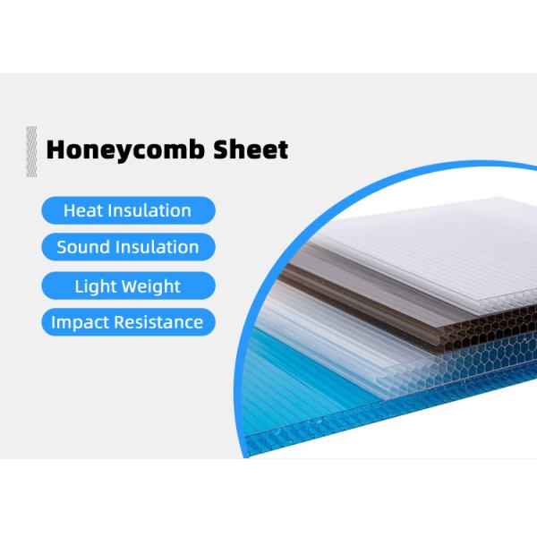 Waterproof Honeycomb Polycarbonate Hollow Sheet for Building Material