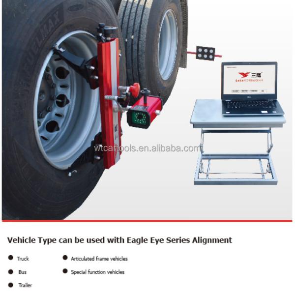 Eagle Eye 3D Truck Wheel Alignment Machine Fully Electronic Measurement