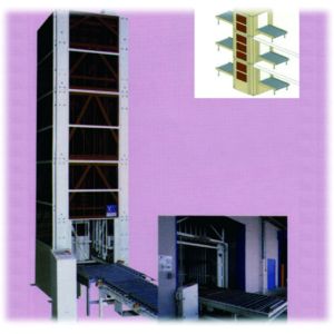 Bucket Groove Automated Conveyor Systems , Vertical Reciprocating Conveyor