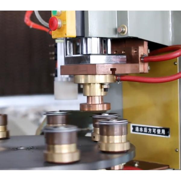 Automatic 200KVA Oil Filter Making Machine Turntable Plate Bump Welding