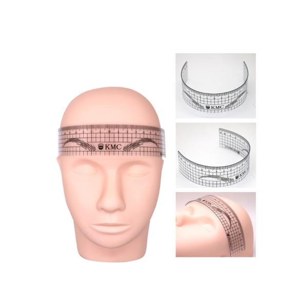 Super Soft Plastic Permanent Makeup Tattoo Eyebrow Ruler 14cm 8cm
