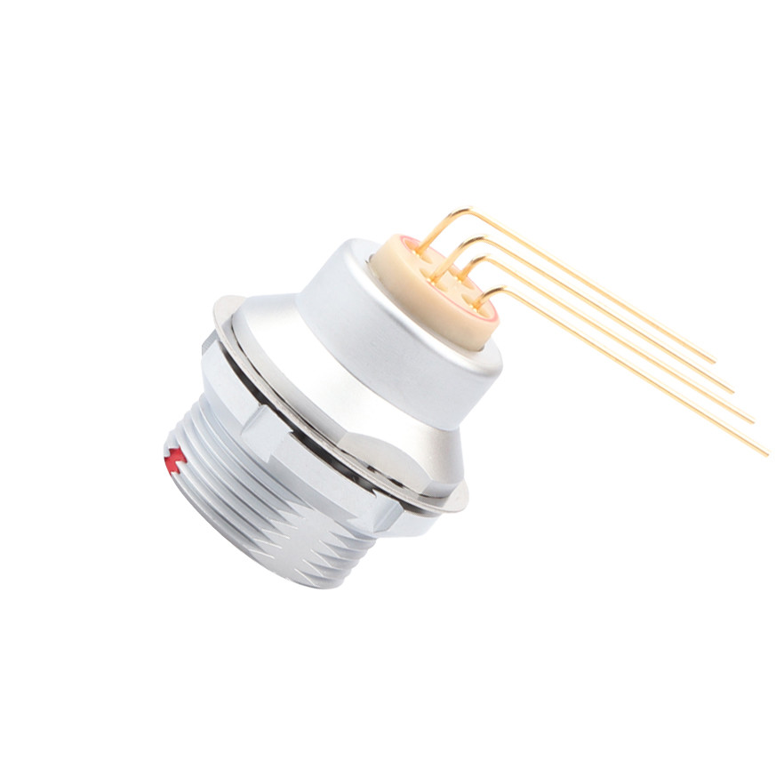 Industrial Circular Waterproof Connector Z3 External Fixed Socket Printed