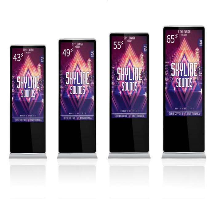 Advertising Kioks Capacitive Touch Digital Signage Kiosk Floor Standing Interactive LCD Display
