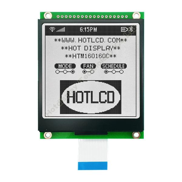 160X160 FSTN Graphic LCD Module With White Backlight UC1698 HTM160160C
