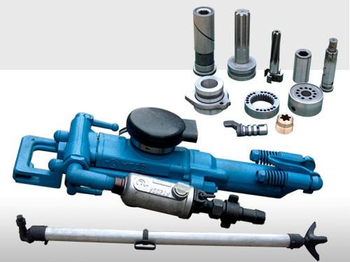 Easy operate and safe hand held air leg rock drill YT28 air leg driller