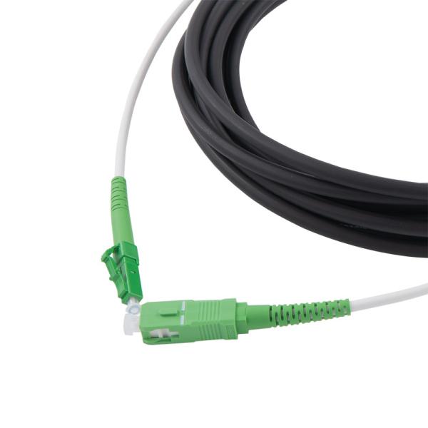FTTH Fiber Optic Patch Cable G657A2 SC APC To LC APC 4.5mm SM SX CCA Double Jackets