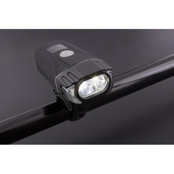 Buy cheap 1500mAh 500LM Front Rechargeable Bicycle Light Aluminum USB Charging product