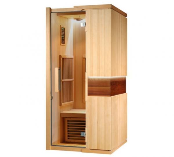 Quality Single Person Ceramic Far Infrared Sauna Room, Touch Control Panel for sale