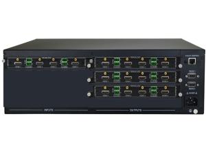 Buy cheap Modular 4x12 Video Matrix Switcher With IR Ethernet RS232 Control product