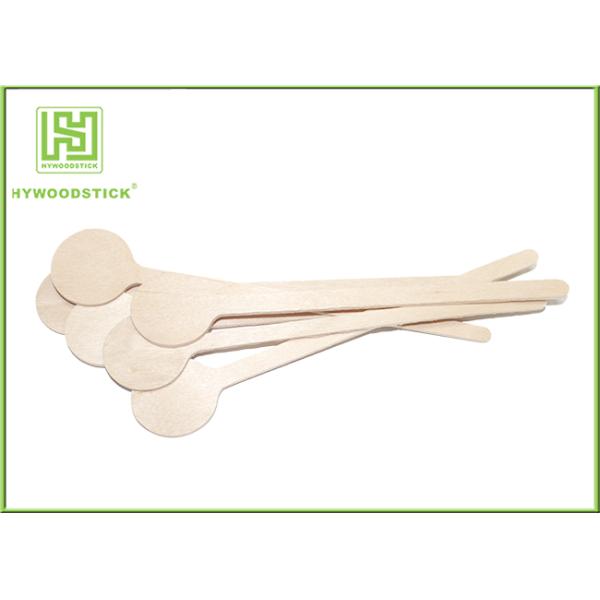 140 / 178 / 190mm Birch Wooden Coffee Stirrer Sticks Drink Skewers For Tea