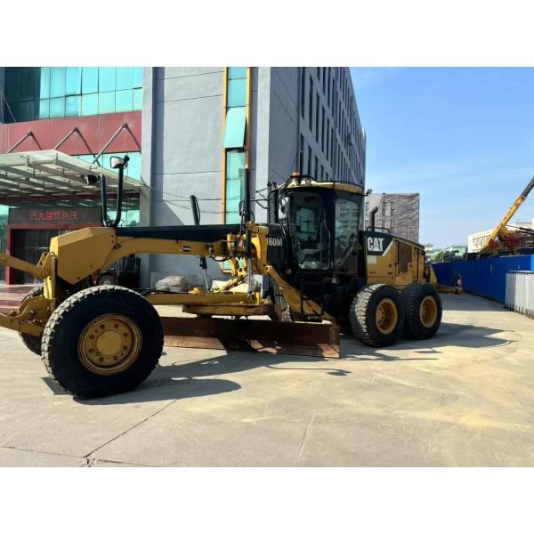 Original Japan Caterpillar 160M Motor Grader In Excellent Condition