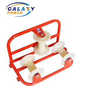 China 200mm Cable Diameter Load 10KN Ground Cable Pulley Roller on sale