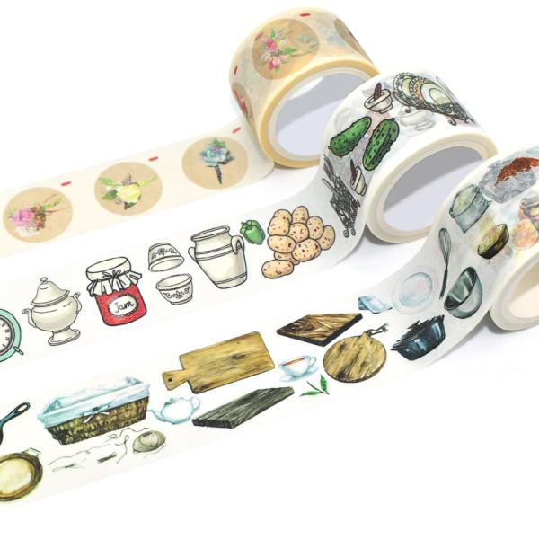 Easy Tear Skinny Cats Masking Washi Tape For Scrapbook Layouts Printed Masking Washi Tape