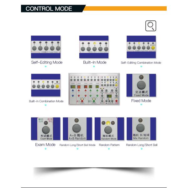 Smart Automatic Shooting Table Tennis Ball Machine 40M/S