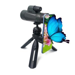 Buy cheap 10x42 High Power Monocular Telescope With Smartphone Holder IPX7 Waterproof product