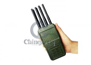 Buy cheap Nylon Cover Portable Signal Jammer GSM DCS 8 Bands 2G 3G 4G LOJACK GPS product