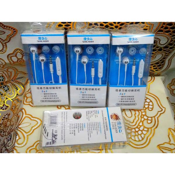 Plastic folding box for earphone, customized designs welcomed