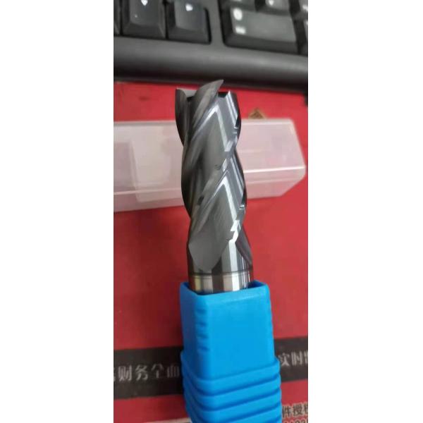 Standard Size Carbide End Mill 4 Flutes Unequal Helix Flat Type