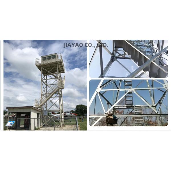 Customized 4Leg Fire Guard Tower Security Angle Steel Fire Protection Watching Tower Monitoring System