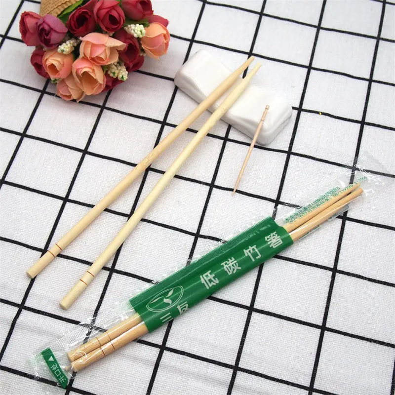 Custom Printed Personalized Bamboo Chopsticks Set Made of 100% Natural Moso Bamboo