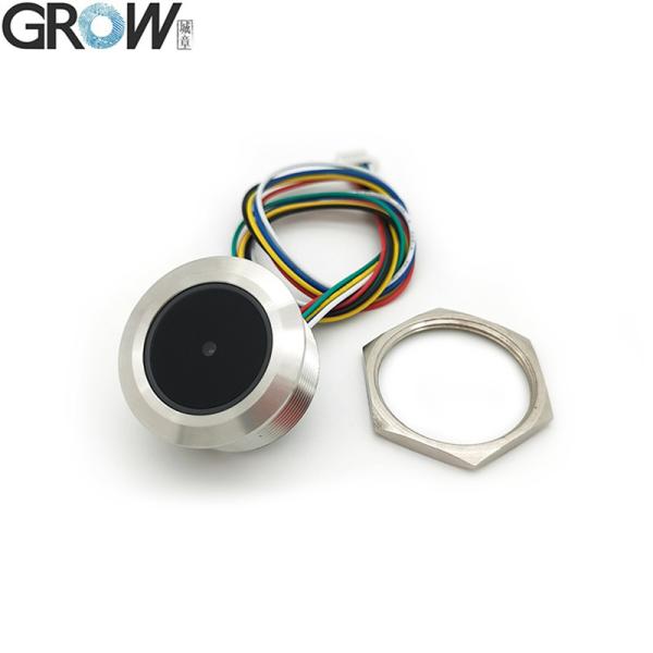GROW GM861 UART/USB Interface 1D/2D Bar Code QR Code Barcode Scanner Module With Stainless Steel Enclosure White Green LED
