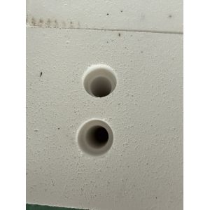 Double Hole Ceramic Support Block High Temperature Resistance