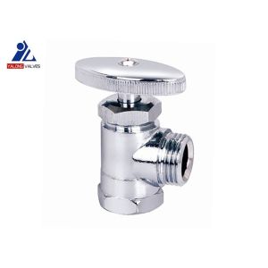 Buy cheap Manual Abs Brass Angle Valve Stop 145 Psi Chrome Handle product