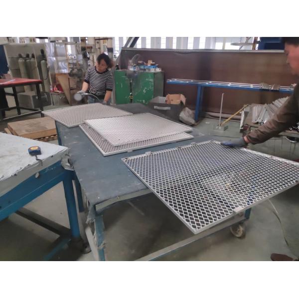 Powder Coated Aluminum Expanded Metal Mesh 1.2x2.4m