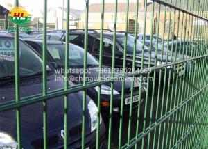 China HUILONG PVC Coated Wire Mesh Fence , 2.43m Double Loop Wire Fence on sale