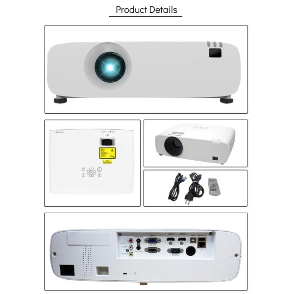 XGA 3800 Lumen 3lcd Short Throw Projector 3lcd 4k Projector For Business