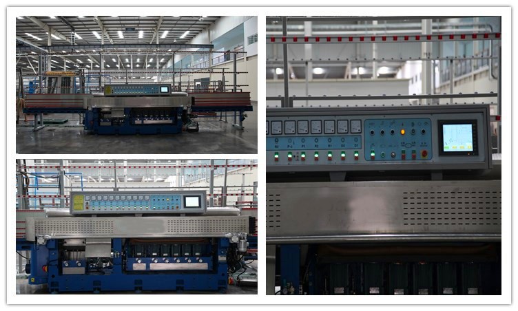 High processing efficiency glass polish machine price cnc glass edging machine
