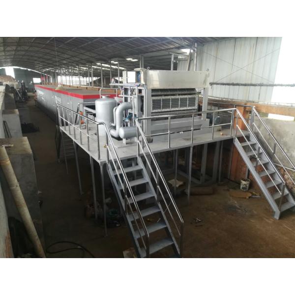 Fully Automated Egg Carton Making Equipment Machine High Efficiency Tray type
