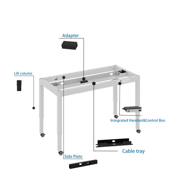 Customized Size Uplift Motorized Adjustable Desk Must-Have for Office Furniture Solutions