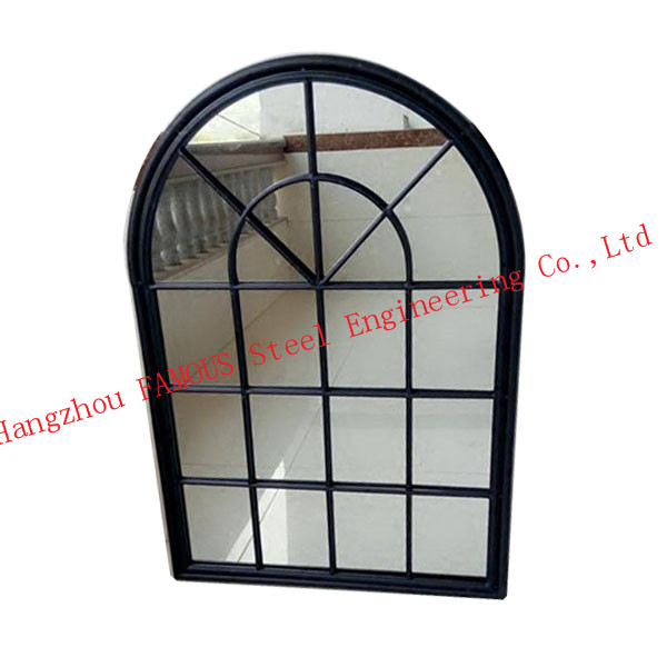 Steel Framed Grill 33'' Glass Partition Walls , 0.4cm-20cm Glass Window Partitions