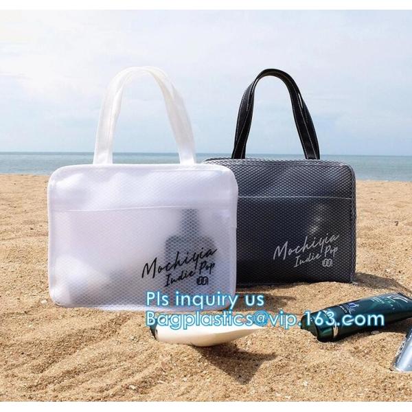 cosmetic mesh zipper bag for promotional gifts and cosmetics, Nylon Mesh Makeup Cosmetic Bag Clear Mesh Make up Cosmetic