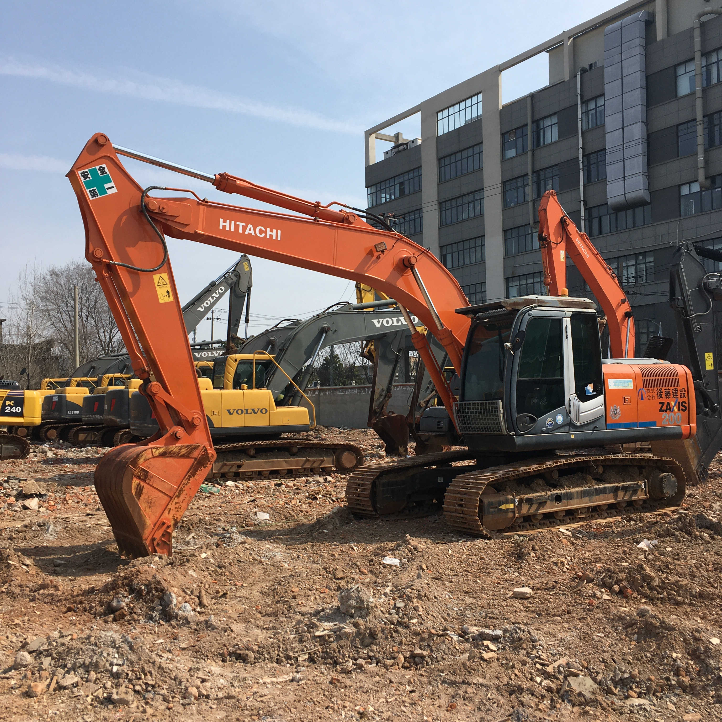 20 Ton Used Hitachi Excavator ZX200 Second Hand Excavator Machine