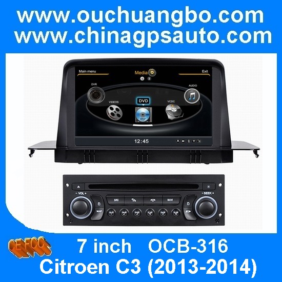 Ouchuangbo DVD Multimedia GPS Navigation Stereo Radio Citroen Aircross 2013 S100 USB SD