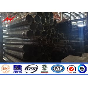 S355JR Steel Tubular Pole Galvanised Power Transmission Electricity Distribution